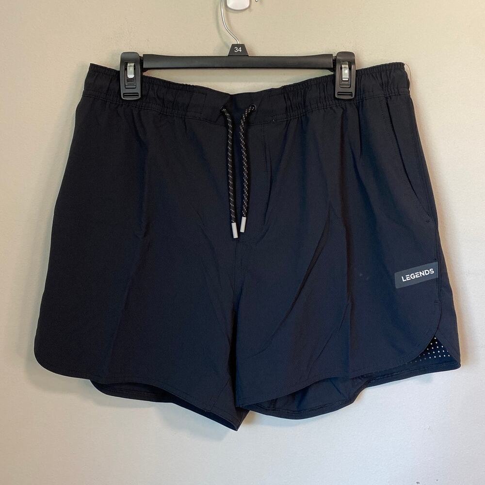 NWT Legends Luka 5” Lined Performance Shorts Black Men’s XL
